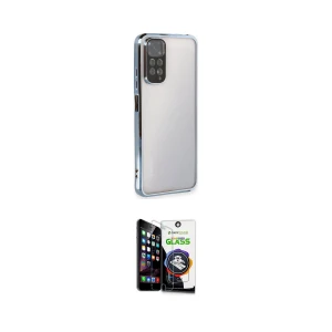 ieg™ Redmi Note 11 Kılıf Vadi Minimal - Şeffaf Temperli Cam Ekran Koruyucu