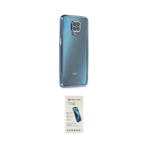 ieg™ Redmi Note 9 Pro Kılıf Vadi Minimal - Şeffaf Pasifik Cam Ekran Koruyucu