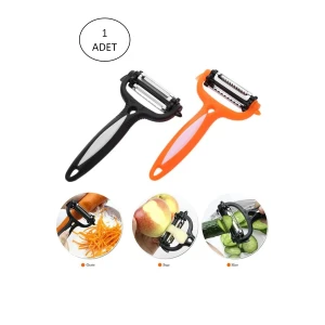 ieg™ Renkli Saplı 3 Başlı Çelik Soyacak - Soyucu