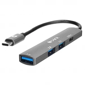 ieg™ S-lınk Swv-usbc023 Type-c To 2xusb 2.0 1xusb 3.0 1xtype-c Metal Usb Hub(1923)