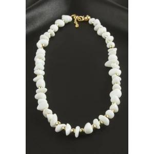 ieg™ Sedef Kırık Doğaltaş Kolye