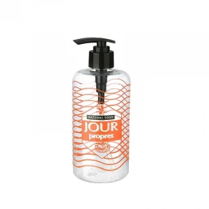 ieg™ Şeffaf Sıvı Sabunluk Yuvarlak Plastik Pompalı 500 Ml
