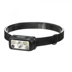 ieg™ Sensörlü Şarjlı Type-C Çok Amaçlı Kırmızı Işıklı Kafa Lambası HS-43