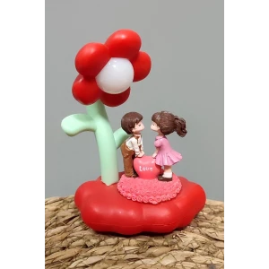 ieg™ Sevgili Çift Papatya Işıklı Masa Lambası