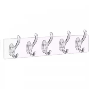 ieg™ Silikon 5 Kollu Şeffaf Yapışkan Askı