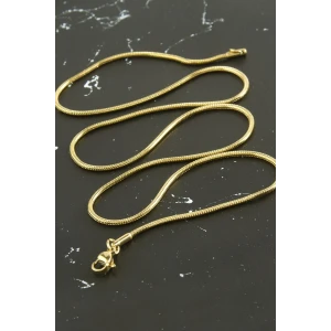 ieg™ Silindir Zincir Çelik Kolye 55 cm