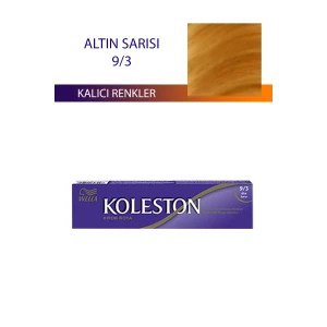 İEG Single Tüp Boya Saç Boyası Altın Sarısı 9/3