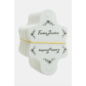 ieg™ Siyah Çiçek Kolye Kartı 200 Adet