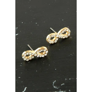 ieg™ Sonsuzluk Taşlı Minik Küpe