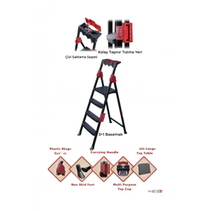 ieg™ Strong Merdiven 3+1 Basamaklı Merdiven -STRONG31