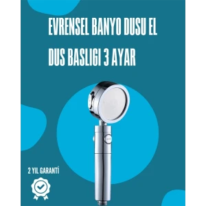 ieg™ Su Tasarruflu ve Kolay Kurulumlu El Duş Başlığı – Yüksek Performans