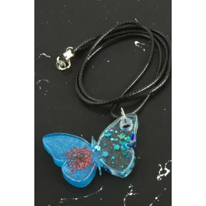 ieg™ Sultan Otu Kelebek Epoksi Kolye