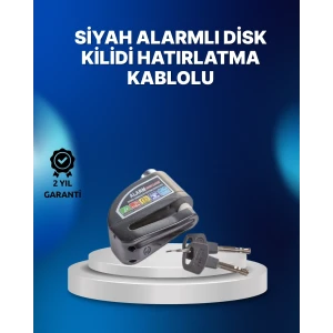 ieg™ Suya Dayanıklı 110dB Alarmlı Çelik Disk Kilidi