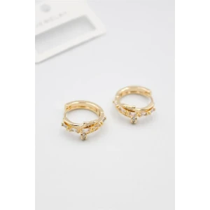 ieg™ Taşlı Çivi Küpe - Altın