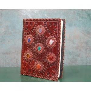 ieg™ Taşlı Deri Defter Model 10