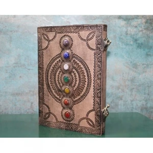 ieg™ Taşlı Deri Defter Model 13