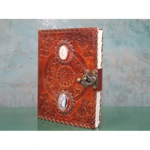 ieg™ Taşlı Deri Defter Model 2