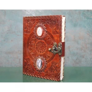 ieg™ Taşlı Deri Defter Model 9