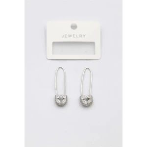 İEG Taşlı Filkete Küpe - Gümüş