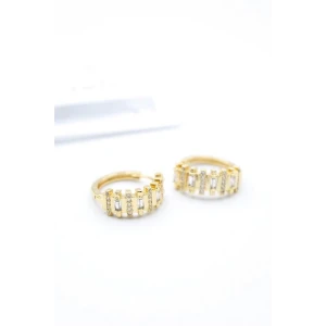 ieg™ Taşlı Halka Küpe - Altın