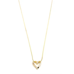 ieg™ Taşlı Kalp Kolye - Altın