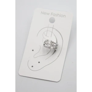 ieg™ Taşlı Kıkırdak Küpe - Gümüş