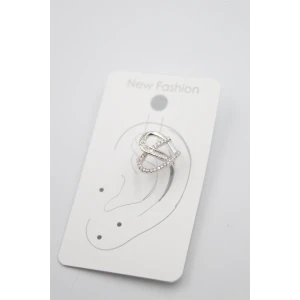 ieg™ Taşlı Kıkırdak Küpe - Gümüş