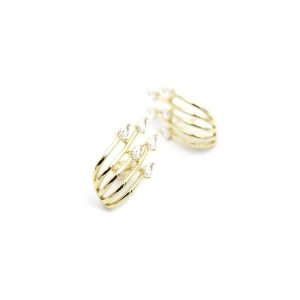 İEG Taşlı Küpe - Altın