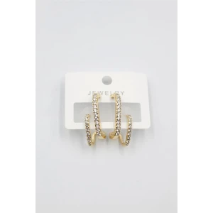 İEG Taşlı Küpe - Altın