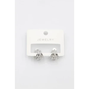 İEG Taşlı Küpe - Gümüş