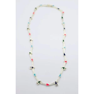 ieg™ Taşlı Marka Kolye - Altın