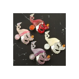 ieg™ Taşlı Ort Boy Ebruli Broş