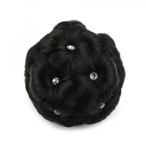 ieg™ Taşlı Topuz Toka - Siyah