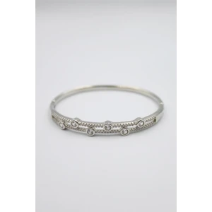 ieg™ Taşlı Vip Bilezik - Gümüş