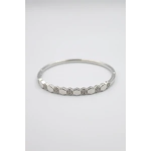 ieg™ Taşlı Vip Bilezik - Gümüş