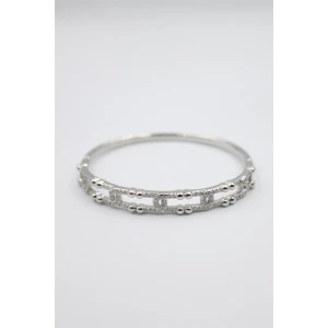 ieg™ Taşlı Vip Bilezik - Gümüş