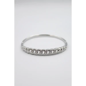 ieg™ Taşlı Vip Bilezik - Gümüş