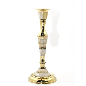 ieg™ Tekli Pirinç Sedefli Şamdan Model 1