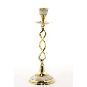 ieg™ Tekli Pirinç Sedefli Şamdan Model 2