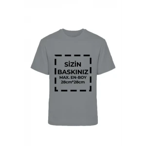 ieg™ Tişört Tasarla 20/1 Kumaş - Füme