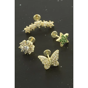 ieg™ Tragus Zirkon Taşlı  Piercing 1 Adet