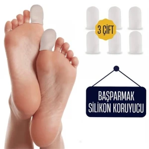 ieg™ Turk 6 Adet Baş Parmak İçin Silikon Koruyucu