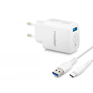 ieg™ Type-C Qc 3.0 Hızlı Şarj Seti 18W 3.4A Usb Adaptörlü - Beyaz ND1010