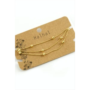 ieg™ Üç Zincirli Lüks Çelik Halhal