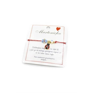 ieg™ Uğur Böceği Marteniçka Bileklik - Kırmızı