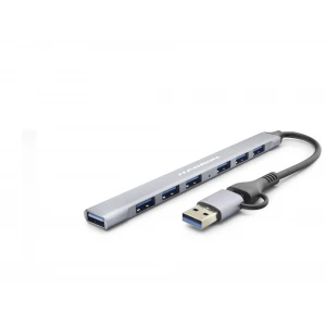 ieg™ Usb 3.0 & Type-C Hub 7 Port - Gri HDX7857