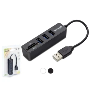 ieg ™ Usb Hub Combo 3*Usb + Sd + Tf Siyah HDX7009