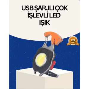 ieg™ USB Şarjlı Mini LED Anahtarlık Fener