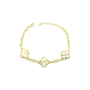 İEG® Vc Yonca Bileklik - Altın