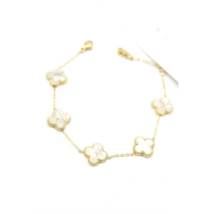 İEG® VC Yonca Bileklik - Beyaz